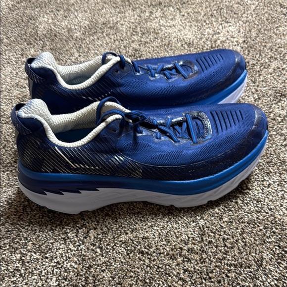 Blue and White Running Shoes - Picture 1 of 7
